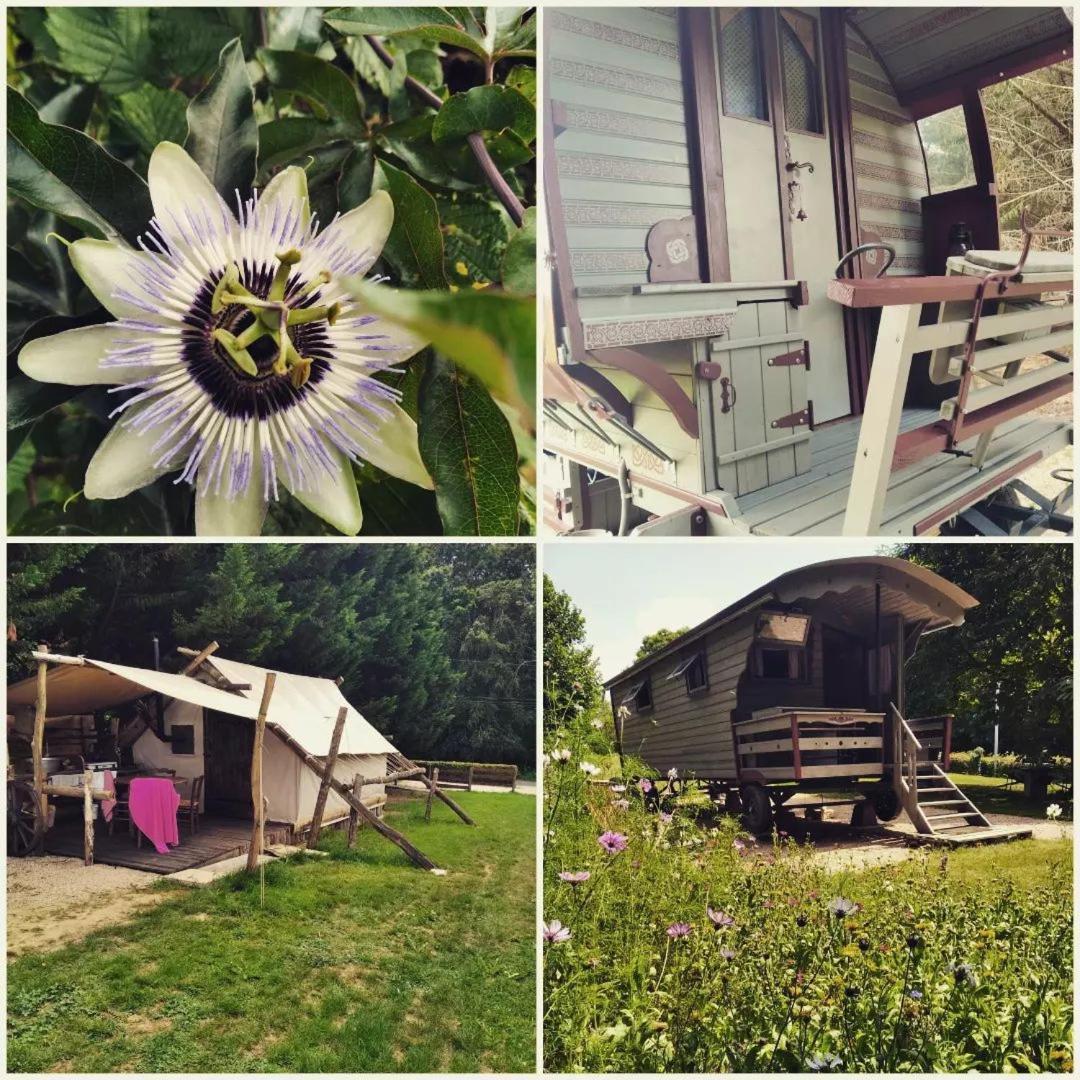 Tente Trappeur Ada, Au Jardin De La Vouivre Saint-Vincent-en-Bresse Dış mekan fotoğraf