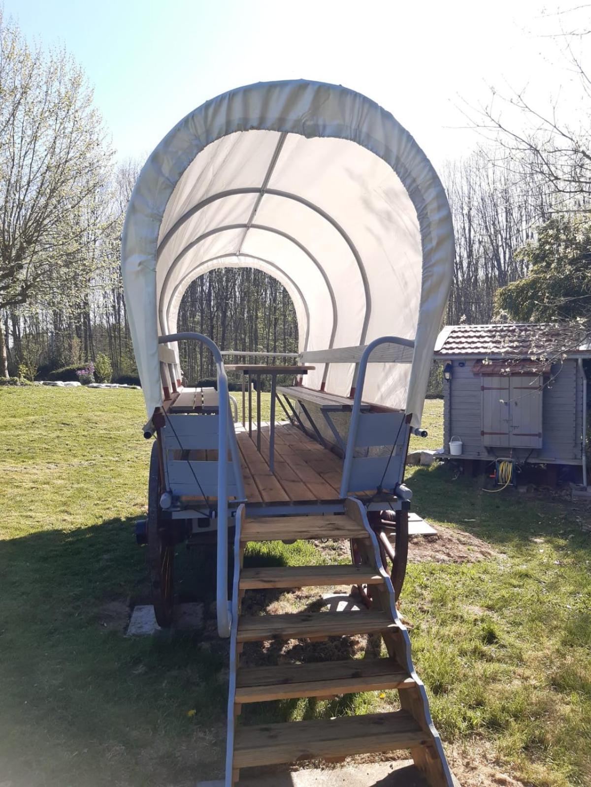 Tente Trappeur Ada, Au Jardin De La Vouivre Saint-Vincent-en-Bresse Dış mekan fotoğraf